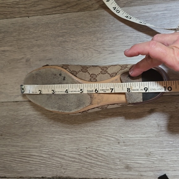 Gucci women's slip on monogram with bamboo size 6 - Picture 11 of 11